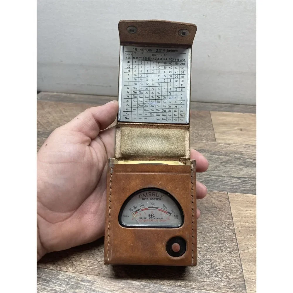 GOSSEN OMBRUX LEICA historic exposure meter iconic vintage‎ Germany